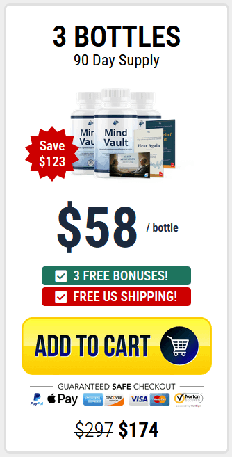 Mind Vault-3-bottle - order-now-( Ninety Days Supply) - image